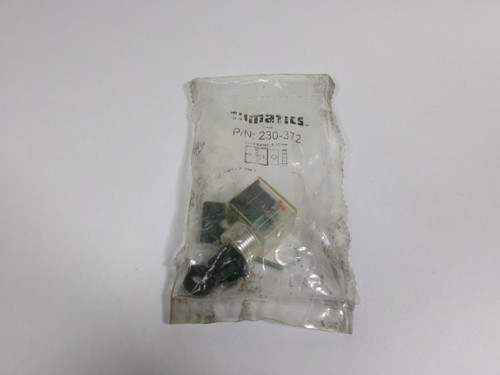 Numatics 230-372 Solenoid Valve Connector 120VAC 110V AC/DC 2-Pin NWB