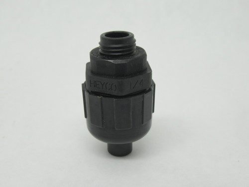 Heyco 8398 Liquid-Tight Conduit Fitting 1/4" Conduit/Tubing x PG7 Lot of 4 NOP