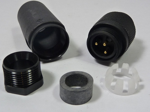 Lumberg RSC30/13.5 Male Connector 3-Pin 12A 600V NWB