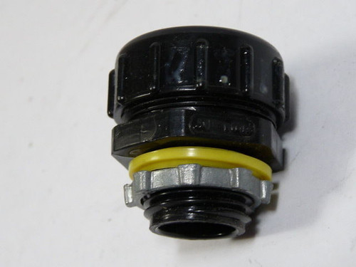 Arlington NMLT50BL Straight PVC Connector 1/2in Black USED