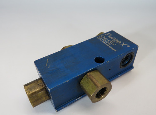 Purgex B3162-101 Oil-Rite Oil Dispenser 4-120 psi 1/8" NPT MISSING FITTING USED