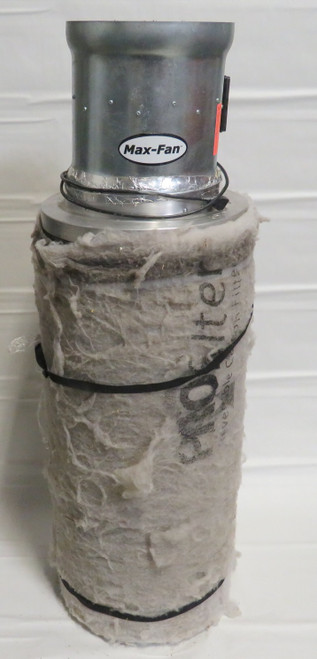 Can Filters 12"-5041-20 12" Air Filter Assembly C/W Can-Fan 120AC 3390l/min USED