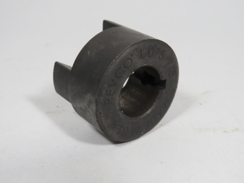 Revco L075-7/8 Jaw Coupling Hub 7/8" Bore 1-3/4" OD USED