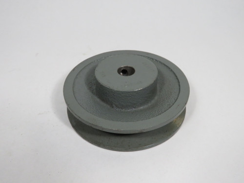 Generic BK3612 Sheave 1/2" Plain Bore 1 Groove 3-3/4" OD 4L/5L/A/B Belt NOP