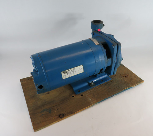 Burks F330G6-1-1/4-MV Centrifugal Pump C/W Weg Motor 3HP 3400rpm 575V F56HJ USED