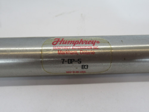 Humphrey 7-DP-5 Pneumatic Cylinder 3/4" Bore 5" Stroke USED