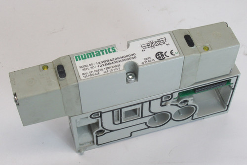 Numatics 123BB4Z2KN00030 Solenoid Valve 150 psig 110-120V 50-60Hz 0.04A USED