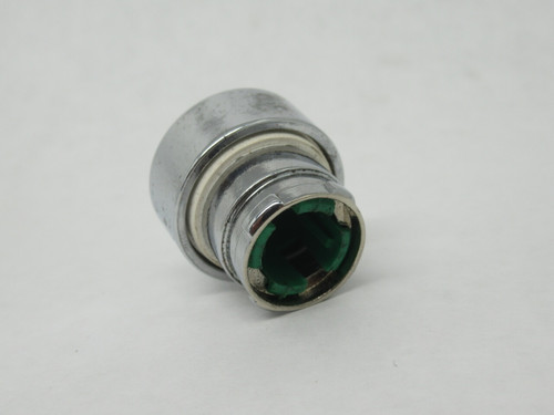 Automation Direct GCX1102-SC Momentary Flush Push Button Operator Green Cap USED