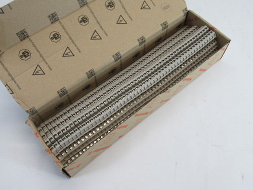 Weidmuller DLD2.5-DB 1784180000 Terminal Block 2.5mm Dark Beige 50-Pack NEW