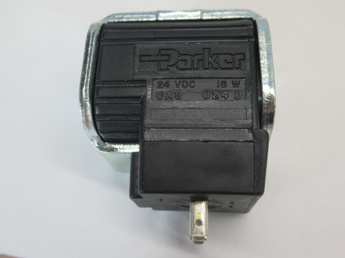 Parker CAS024D Solenoid Coil 24VDC 18W .75A 5/8" NOP