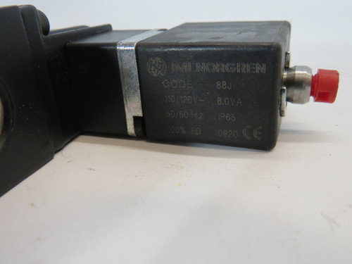 Norgren K41EA00-KS1-KV2 Locking Solenoid Actuated/Spring Return 3/8" NPT NOP