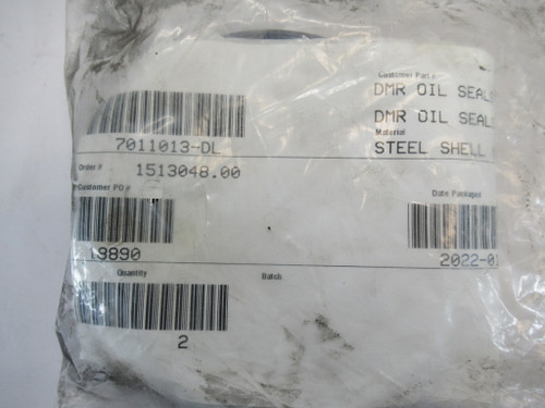 DMR 7011013-DL Nitrile Oil Seal 110mm OD 70mmID 13mmW 2-Pack NWB