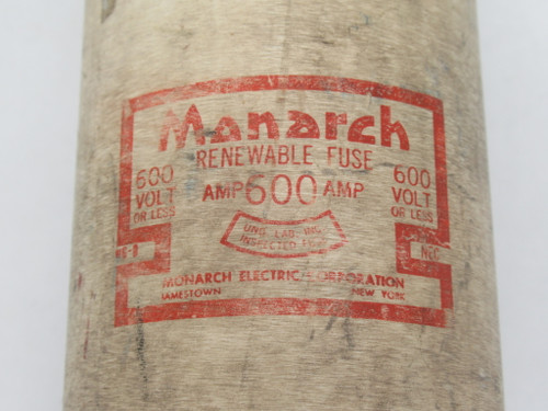Monarch RS600 Renewable Fuse 600A 600V USED