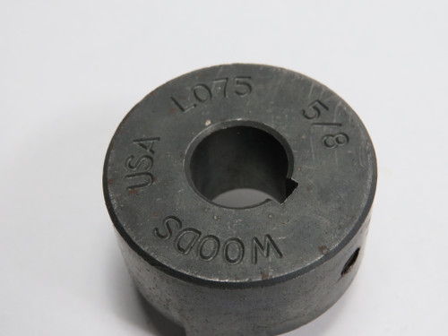 TB Wood's L075-5/8 Jaw Coupling Hub 5/8" Bore 1-3/4" OD USED