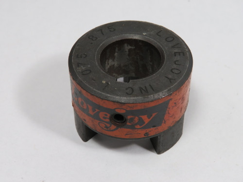 Lovejoy L-075-.875 Jaw Coupling Hub 0.8750" Bore 1.7500" OD USED