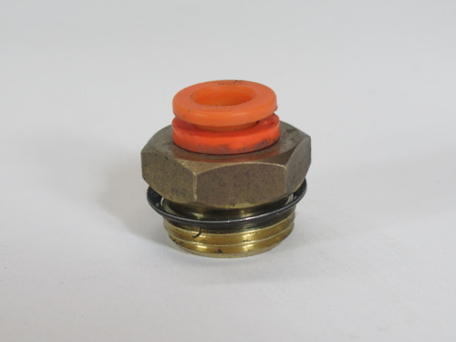 SMC KQ2H07-U03A Gasket Seal Male Connector 1/4" Tubing OD Uni 3/8" Thread USED