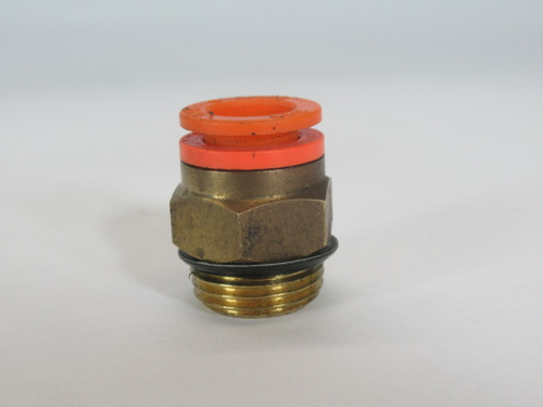 SMC KQ2H11-U03A Gasket Seal Male Connector 3/8" Tubing OD Uni 3/8" Thread USED