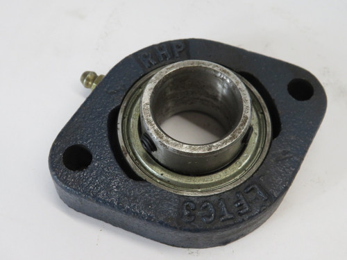 RHP LFTC1 Self Lubricating Flange Bearing 1"ID 2-Bolt Cast Iron SHELF WEAR NOP