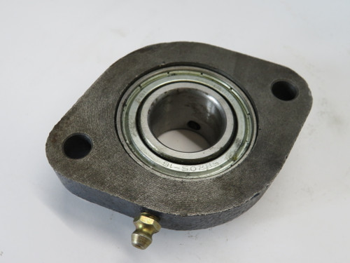 RHP LFTC1 Self Lubricating Flange Bearing 1"ID 2-Bolt Cast Iron SHELF WEAR NOP