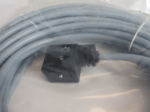 Festo 193458 KMF-1-24-10-LED Plug Socket with Cable NWB