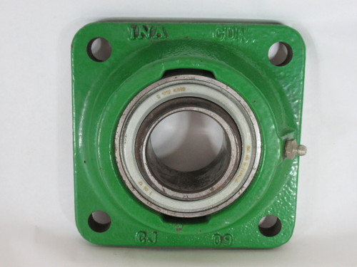 INA RCJ1-3/4-HLC Flange Block Bearing 4-Bolt 1-3/4"Bore NO COLLAR/SHELF WEAR NOP