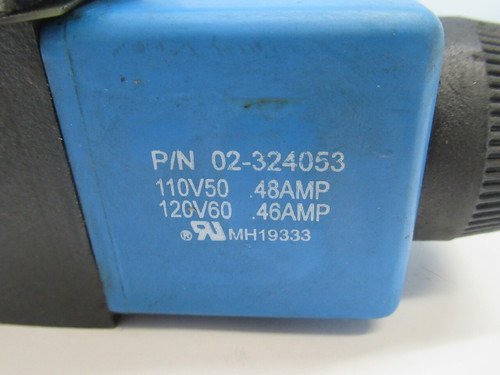 Vickers DG4V-3S-2C-M-FW-B5-60-EN21 Directional Valve MISSING 1 COIL USED