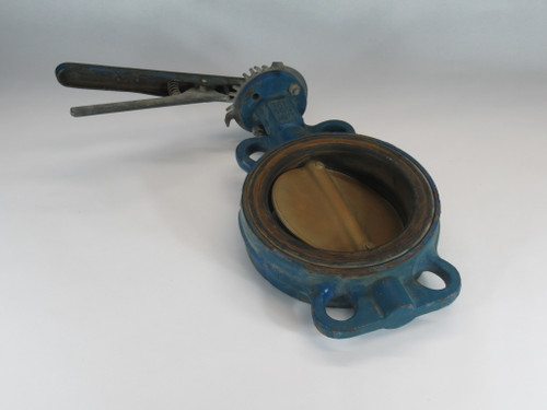 Newman Hattersley 45-113321 Wafer-Style Butterfly Valve 6" DN150 SHELF WEAR USED