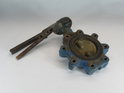 Milwaukee Valve CL223E A4 Lug Butterfly Valve 4" Cast Iron Body SHELF WEAR USED