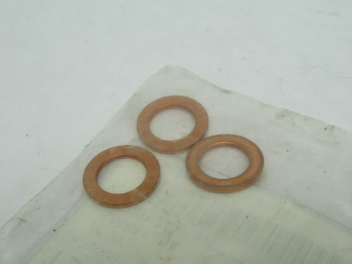 Kubota 15841-53622 Gasket for Nozzle Holder and Glow Plug 3-Pack NWB