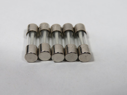Conquer GSL-4 Miniature Glass Fuse 250V 4A 5-Pack NEW