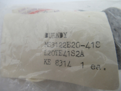 Burndy MS3122E20-41S 41 Position Circular Connector Receptacle HOLEY BAG NWB