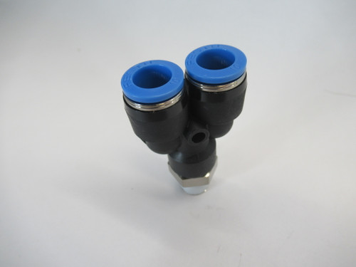 Festo 153144 QSY-1/4-10 Push-In Y Fitting R1/4 10mm Tube NOP
