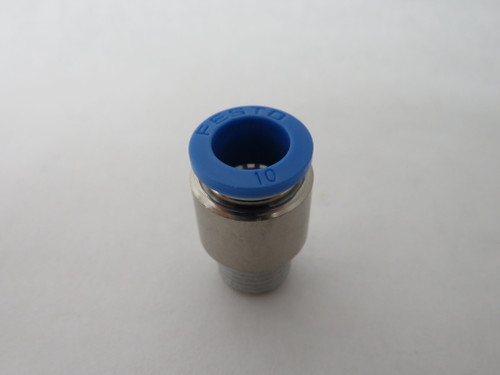 Festo 153018 QS-1/4-10-I Push-In Fitting R1/4" Thread 10mm Tube OD NOP