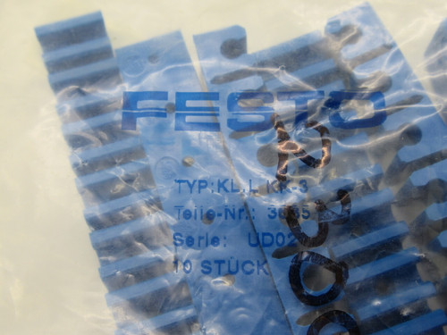 Festo 3635 KL.LKK-3 Multi Tube Holder for Manifold 10-Pack SHELF WEAR NWB