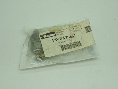 Parker PWB-A38887 Blocking Valve 2/2-Way 1/8" NPT 150 psi RIPPED BAG NWB