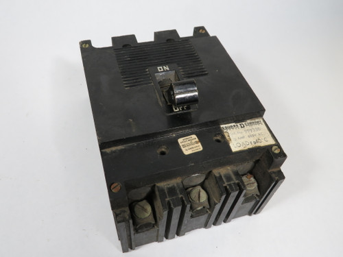 Square D 999330 Circuit Breaker 30A 600VAC 3-Pole CHIPPED USED