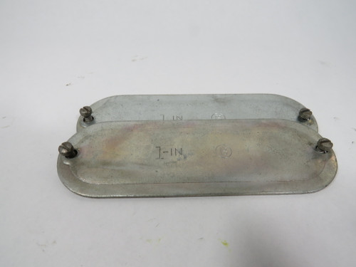 Bridgeport SC-43 Aluminum Conduit Body Cover 1" Lot of 2 SHELF WEAR NOP