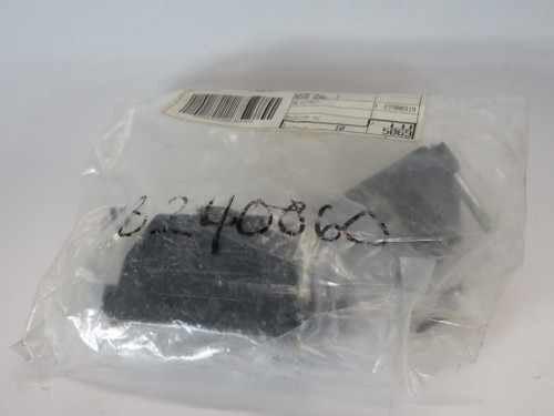 NorComp 973-037-010R011 Black Plastic Cable Connector Outer Shell Lot of 3 NWB