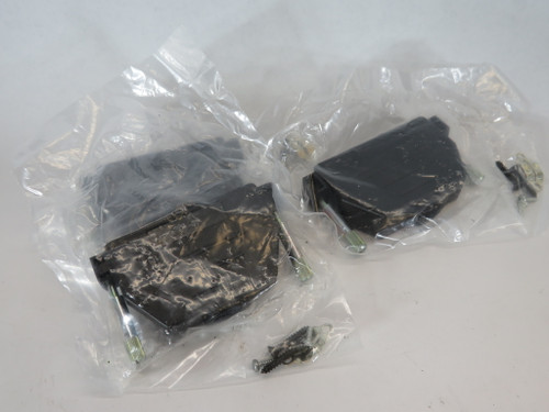 NorComp 973-037-010R011 Black Plastic Cable Connector Outer Shell Lot of 3 NWB