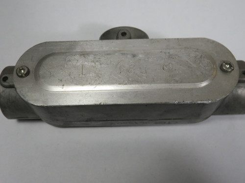 Commander T-1 Aluminum Threaded Conduit Body With Cover NOP