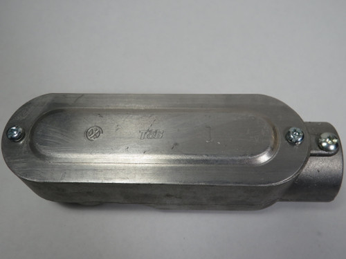 Commander LBA-1 Aluminum Threaded Conduit Body With Set Screws & T&B Cover NOP