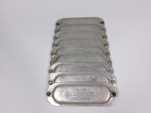 Killark OL-30 Electrolet Conduit Cover 1" Lot of 9 SHELF WEAR NOP