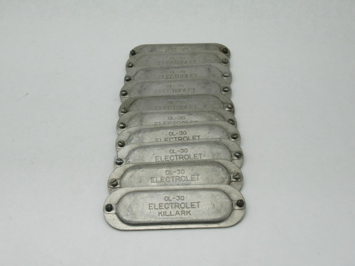 Killark OL-30 Electrolet Conduit Cover 1" Lot of 10 SHELF WEAR NOP