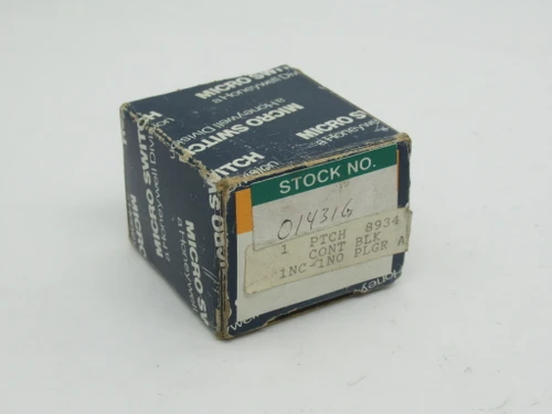 Microswitch PTCH Contact Block 600VAC 125VDC 250VDC 1NO 1NC SHELF WEAR NEW