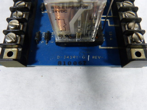 Rockwell - Goss D34591-G PC Board Relay Interface USED