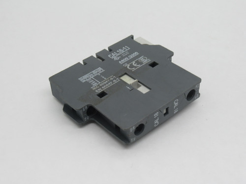 ABB CAL18-11 Side-Mount Auxiliary Contact Block 690V 16A 1NO 1NC USED