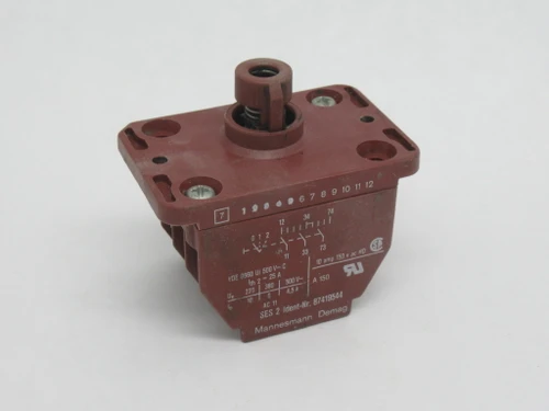 Mannesmann Demag 87419544 SES2 Contact Block 150V 10A NO MOUNT SCREWS USED