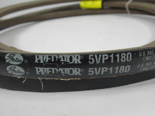 Gates 5VP1180 9188-0118 Predator V-Belt 118"L 0.63"W 0.55"Th SHELF WEAR NEW