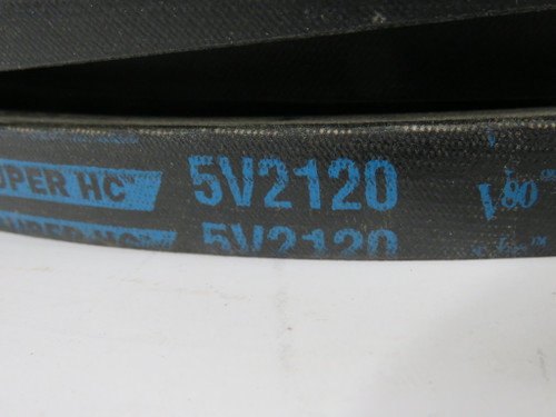 Gates 5V2120 9334-2120 Super HC V-Belt 212"L 0.63"W 0.55"Th SHELF WEAR NEW