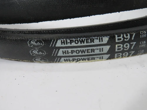 Gates B97 9003-2097 Hi-Power II V-Belt 97"L .66"W .43"Th SHELF WEAR NEW